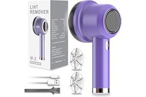 GBARAN Fusselrasierer,Fusselentferner Stoffrasierer, Elektrischer Wackelentferner für Kleidung, USB-Aufladung, Flusenentferner, Pullover-Rasierer mit 2 Ersatzköpfen für Kleidungsstoffe