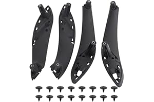 Carbhub Set of 4 Front Rear Left Set Interior Door Pull Handle Armrest Panel for BMW 320 328 330 335 M3 F30 F31 F34 F80 428 435 M4 F32 F33 Replace for 51427281465 51427281466 51417279311 51417279312