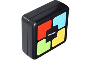 YBFBSJK Jeu De Mémoire Électronique Enfants Jeu de mémoire électronique Jeux Portables sur Console De Simon avec Lumières Et Sons D'entraînement De Mémoire