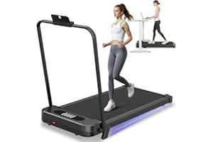 Dskeuzeew Tapis roulant, 2.5 Cavallo vapore, con Telecomando e serratura di sicurezza, Schermo LCD ad alta definizione, Può essere utilizzato per uso domestico e ufficio