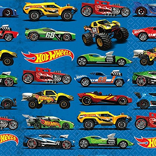 Preisvergleich Produktbild Hot Wheels Wild Racer Beverage Paper Napkins