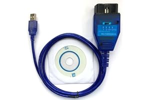 HanrainTool®, cavo diagnostica Vagcom USB compatibile con FiatEcuScan, VAG KKL 409.1, Vagcom MultiECUScan, per Fiat, Alfa Romeo, Lancia