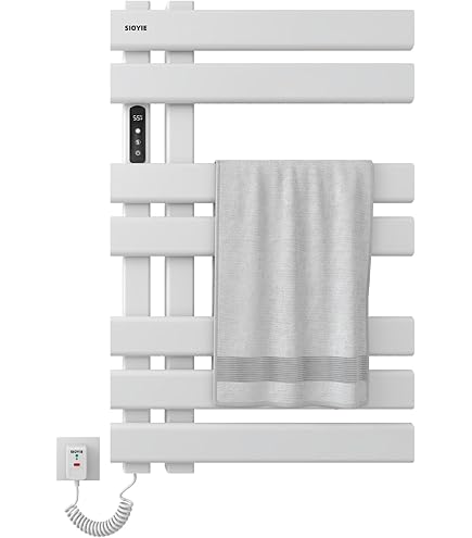 Scaldasalviette Elettrico CREATE Con WiFi - Nero, 1000W, Controllo App, Tecnologia PTC Per Bagno - Foto 7