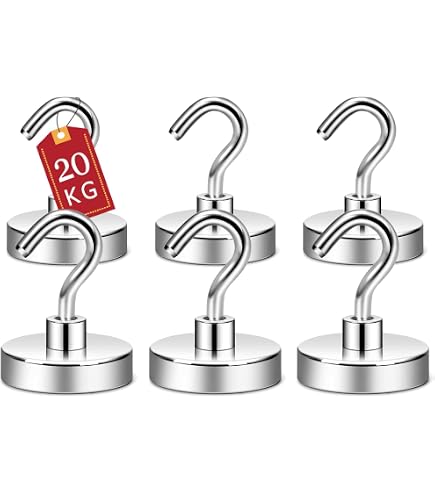 Littlegaofeithing 48 anelli per tenda in argento in metallo e ganci per tenda, 30 mm, diametro interno per tende da doccia, tende, tende da pavimento a soffitto (argento