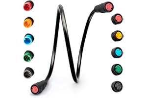 HUDAMZKY Cavo di estensione della bicicletta elettrica Julet 2/3/4/5/6Pin connettore impermeabile femmina a maschio FAI DA TE display del freno della bicicletta elettrica acceleratore cavo di estensione del segnale