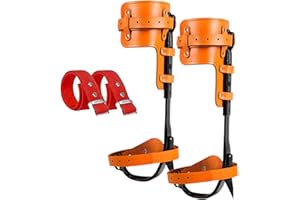 Yusheng Pointes d'escalaajustées | Matériel d'escalad'Arbre en Acier Inoxydable | Pédale antidérapante d'escalad'Arbre pour Les Grimpeu, l'exploitation forestière, l'la Chasse, la