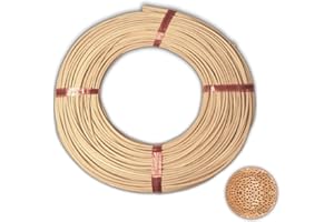 CSB-CENTER Peddigrohr Flechtmaterial Peddig natur Rotband Qualitätsprodukt verschiedene Stärken 125g Rolle (Ø 3,0 mm)