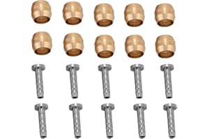 Wkład oliwkowy do przewodów hamulcowych Dilwe, 10 zestawów oliwek do przewodów hamulcowych i zestawów przyłączeniowych do przewodów hamulcowych hydraulicznych tarczowych SM-BH90 / BH59 (BH90)