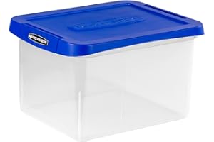 BANKERS BOX Caja de almacenamiento de archivos de plástico resistente con rieles para colgar, carta/legal, 1 paquete (0086205)