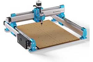 SainSmart Genmitsu 4040 PRO Fraiseuse CNC, supporte 4 axes et module WiFi, entraînement à vis amélioré pour le travail du bois, la découpe du métal et de l'acrylique, le fraisage, le contrôle GRBL
