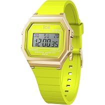 Ice-Watch ICE Digit Retro Sunset - Montre Femme Rétro Colorée Avec Bracelet Silicone (Petit Modèle 32mm)