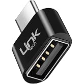 LinkTech O192 USB - Type-C D&ouml;n&uuml;şt&uuml;r&uuml;c&uuml; OTG Metal Adapt&ouml;r Siyah