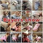 Idepet-Maglionecappottino-caldo-in-pile-per-cani-gatti-animali-domestici-S-M-L-rosa-e-grigio-S-rosa