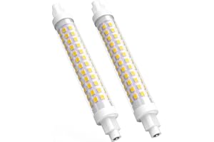 JESLED R7s LED Lampadina 118mm 10W (Equivalente Alogeno 100W), Bianca Calda 3000K, 1200LM, 360° Angolo Di Fascio LED Rod, Non Dimmerabile, Senza Sfarfallio, AC220-240V