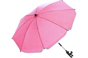 FILLIKID Parasol for Pushchairs and Joggers with UV Protection (50) Baby Child Umbrella Rose pink