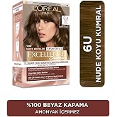 L'Oreal Paris Excellence Creme Nude Renkler Sa&ccedil; Boyası - 6U Nude Koyu Kumral