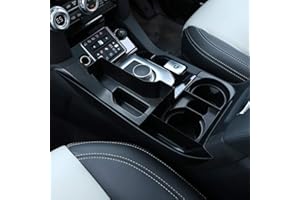 DIYUCAR Black Car Center Console Multifunction Storage Box Phone Tray For Discovery 4 LR4 2010-2016 (Right Hand Drive)