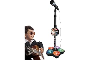 Mikrofon med stativ för barn MP3-läge, scenmikrofon, karaoke sång, | Stående mikrofon för barnfest tidsfördriv, födelsedag sjunga, barnmusik