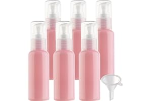 BPZXL 10 Pezzi 50 ml Rosa plastica vuota con pompa Flacone Pompa Dispenser Bottiglie Vuote in Plastica per bagno, hotel, lozione, gel