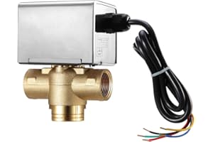 Valvola di zona motorizzata Valemo con microinterruttore aggiuntivo, 3 vie, DN20, normalmente chiusa, 230 VAC