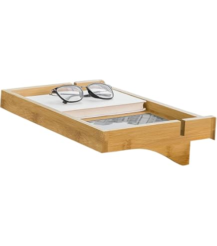 Étagère De Lit BedShelfie - Table De Chevet Pour Lits Superposés & Hauts, Minimaliste En Bambou