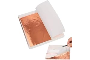 SEGMINISMART Hoja De Oro,Hojas Pan De Oro,Lamina Oro,Hojas Oro,Pan De Oro,Pan Dorado,Gold Leaf,Pan Oro,Oro Manualidades,Hoja Oro,Pan De Oro,Papel De Oro,Pan De Oro Manualidades,Paño Oro,100 Piezas,Oro Rosa