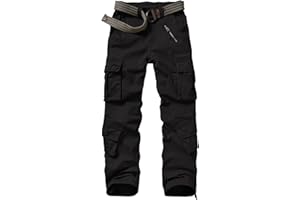 Jessie Kidden Women's Tactical Pants, Camouflage Army Military Cargo Work Pants with 8 Pockets, Adjustable Hem, Ripstop Fabric, for Hiking, Fishing, Outdoor Activities