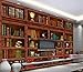 Produktbild Tapete Experten Bücherregal im Wohnzimmer bookcase3dtv Papier-Tischdecke große Sofas Fototapete Tapete Seamless-Tapete,