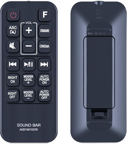 Télécommande LG AKB73575402 Pour Barre De Son - Garantie 6 Mois, Parfaite Remplaçante