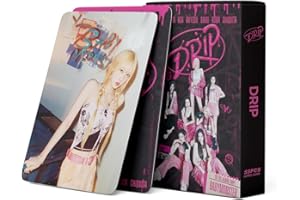 SUJEBKC bm Lot De 55 Cartes Photo Lomo Card,Bm,Cartes Photo,Must Have Pour Les Fans De K-Pop (Drip)