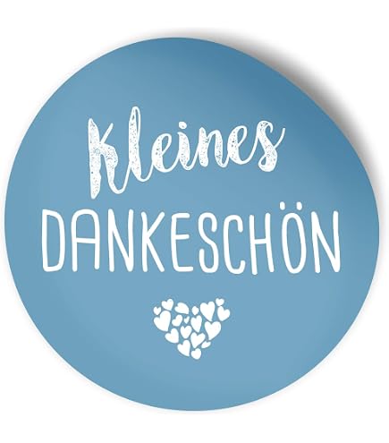 48 Aufkleber Geburtstag Blau Von Frau WUNDERVoll – Durchmesser 4 Cm, Für Geschenke, Partys & Deko