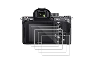 OOTSR (Pacco da 4) Proteggi Schermo per Sony Alpha A9 A7II A7RII A7SII A7RIII A7R Mark II, Protezione in Vetro Temperato per Sony A72 A73 A7R3 A7R2 A7S2 A7R Mark 2