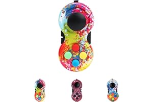 mciskin Dados antiestrés de juguete,Fidget Pad con 9 Funciones de Fidget,Controlador de Almohadilla de Inquietud Controlador de Inquietuddel de Juego Reductor