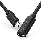 Ugreen MT01925 Thunderbolt 3 Type-C Erkek to Type-C Dişi Uzatma Kablosu 50 cm