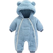 Tuta Da Neve Bambini 9-12 Mesi - Grigio Chiaro, Calda E Comoda Per Inverno - Foto 8