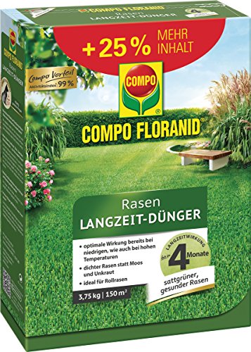 Preisvergleich Produktbild Floranid Langzeitdünger COMPO FLORANID RASENDüNG.3,75KG13956