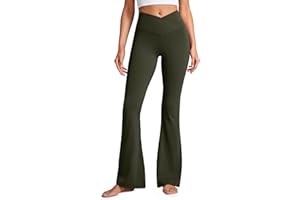 CRZ YOGA Damskie legginsy Butterluxe Crossover – 89 cm wysoki stan, legginsy treningowe, rozciągliwe spodnie do jogi