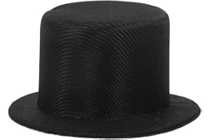 Garneck Schwarzer Mini Zylinder Hut：Kleiner Zylinder Zum Basteln Schwarzer Schneemann Mini-Zy Ideal Für DIY-Projekte Puppen Accessoires Und Kreative Dekorationen Perfekt Für Schneemann Hüte Und Mehr