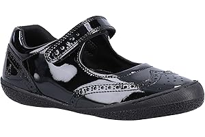 Hush Puppies Girl's Rina Shoe Patent Junior School Uniform