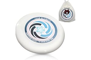 EEPLUYTY 175g Frisbee competitivo, Frisbee definitivo, Frisbee da Ultimate， Frisbee da Professionale, Sport Divertenti all'Aria Aperta,Giocatori Occasionali e Professionisti (Borsa di stoccaggio)【Sezione B】