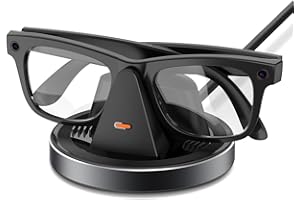 VAWVVA Charging Station for Meta Ray-Ban Glasses - Portable Wayfarer, Skyler, Headliner Compact Charger, Compatible with Oakley Meta HSTN, LED Indicator (USB-C Powered)