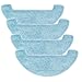 Produktbild IMASS Saugroboter und Waschsauger Zubehör 4x Mikrofasertuch-Aufsätze für A3 Prime Clean und A3s Perfect Clean | Microfasertücher für Wassertank