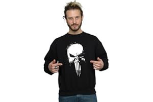 ABSOLUTE CULT Marvel Men's The Punisher Spray Skull Sweatshirt