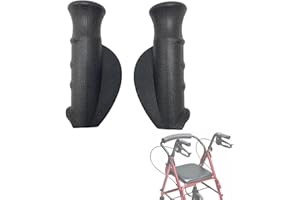 WXFEXIA Rollator Hand Grip for 7/8" Rolling Walker Replacement - Elderly & Disabled Patient Handgrips Accessories, 2 Pcs