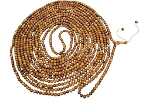 Natural Olive Wood Prayer Bead Tasbeeh – 1000 Bead Misbaha Tasbih (8x10mm) – Handmade Islamic Dhikr Rosary – Muslim Subha for Daily Worship(Brown)