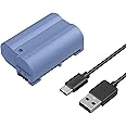 SMALLRIG EN-EL15C Battery 2400mAh USB-C Camera Battery for Nikon Z6 III, Zf, Z8, 2.5H Full Charged Battery for Nikon Z7, Z6, Z7 II, Z6 II, Z5, D850, D810, D810A, D780, D750, D610, D500-4332B