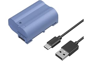 SMALLRIG for EN-EL15C Battery 2400mAh USB-C Camera Battery for Nikon Z6 III, Zf, Z8, 2.5H Full Charged for Nikon Z7, Z6, Z7 II, Z6 II, Z5, D850, D810, D810A, D780, D750, D610, D500-4332B