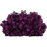 SUKUTU Pochette de Soirée pour Femme Fleur Sac à Main de Soirée Femme Mariage Chaîne Sac à Bandoulière Sac à main