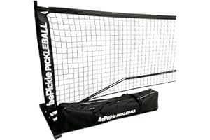 BePickle. Red de Pickleball portatil Negra con Las Medidas Oficiales. Ligera, Resistente y fácil de Transportar.