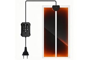 Nobleza Tapis Chauffant Reptile avec Contrôleur 10 Niveaux – Chauffage Réglable et Sécurisé pour Terrarium & Aquarium – Idéal pour Tortues, Lézards, Serpents, Geckos, Éleveurs et Amateurs de Reptiles